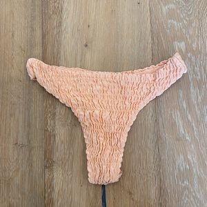 shein peach bikini bottoms